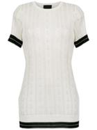 Andrea Bogosian Knitted Top - White