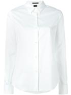 Theory Classic Shirt, Women's, Size: Xs, White, Cotton/nylon/spandex/elastane