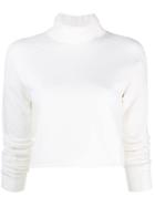 Helmut Lang Compact Crop Top - White
