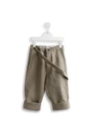 Lost And Found Kids - Single Bretelle Breetches - Kids - Linen/flax - 2 Yrs, Grey