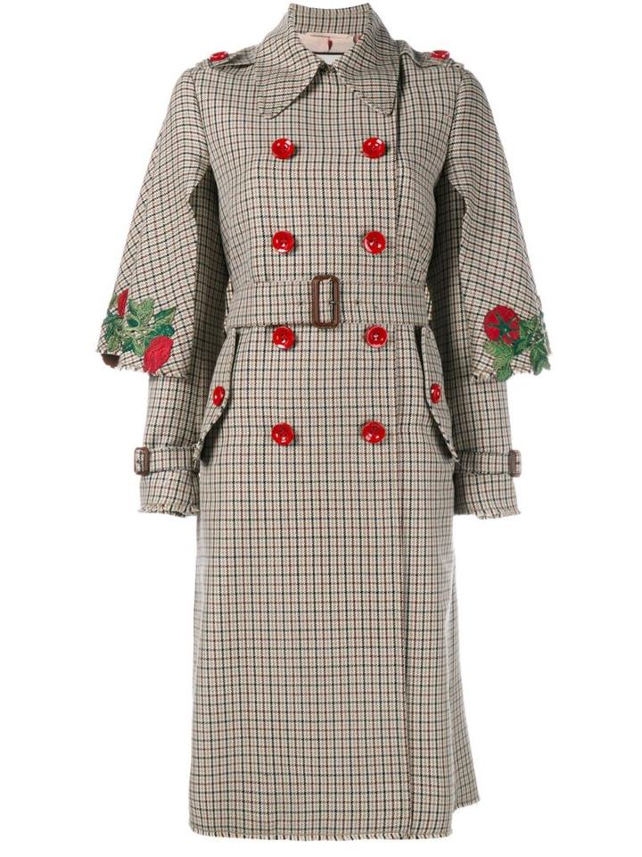 Gucci Embroidered Trench Coat