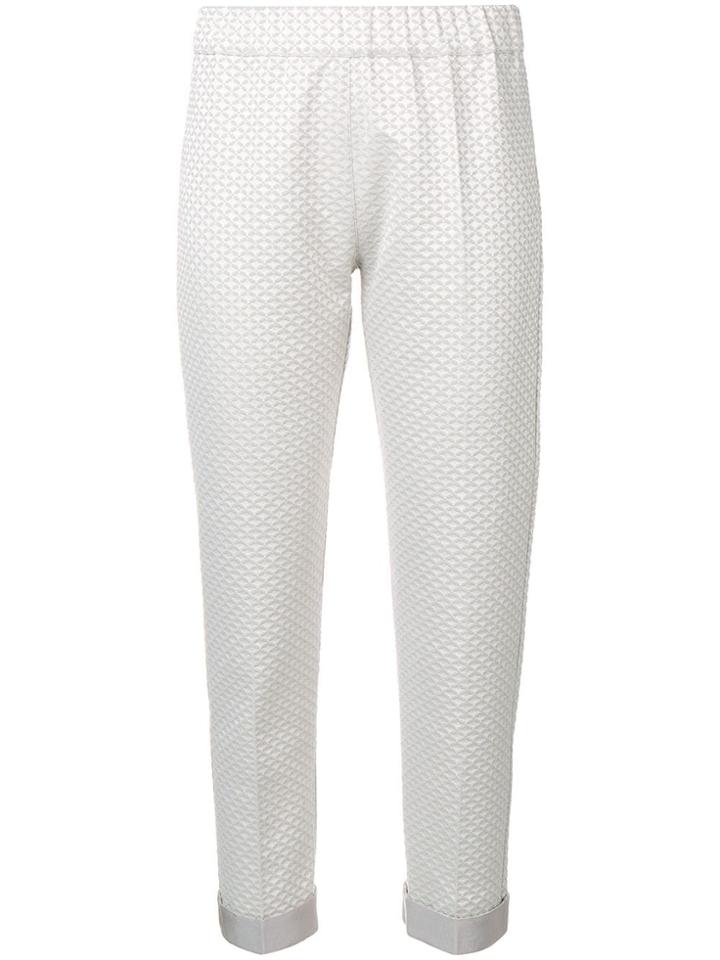 D.exterior Elasticated Waist Trousers - Neutrals