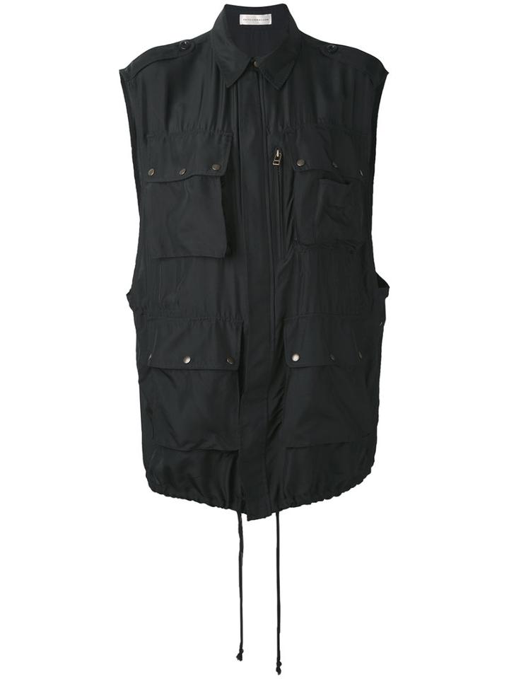 Faith Connexion - Utility Gilet - Women - Silk - Xs, Black, Silk