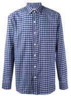 Salvatore Piccolo 'close' Shirt, Men's, Size: 39, Blue, Cotton