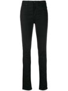 Saint Laurent Mid-rise Skinny Denim Jeans - Black