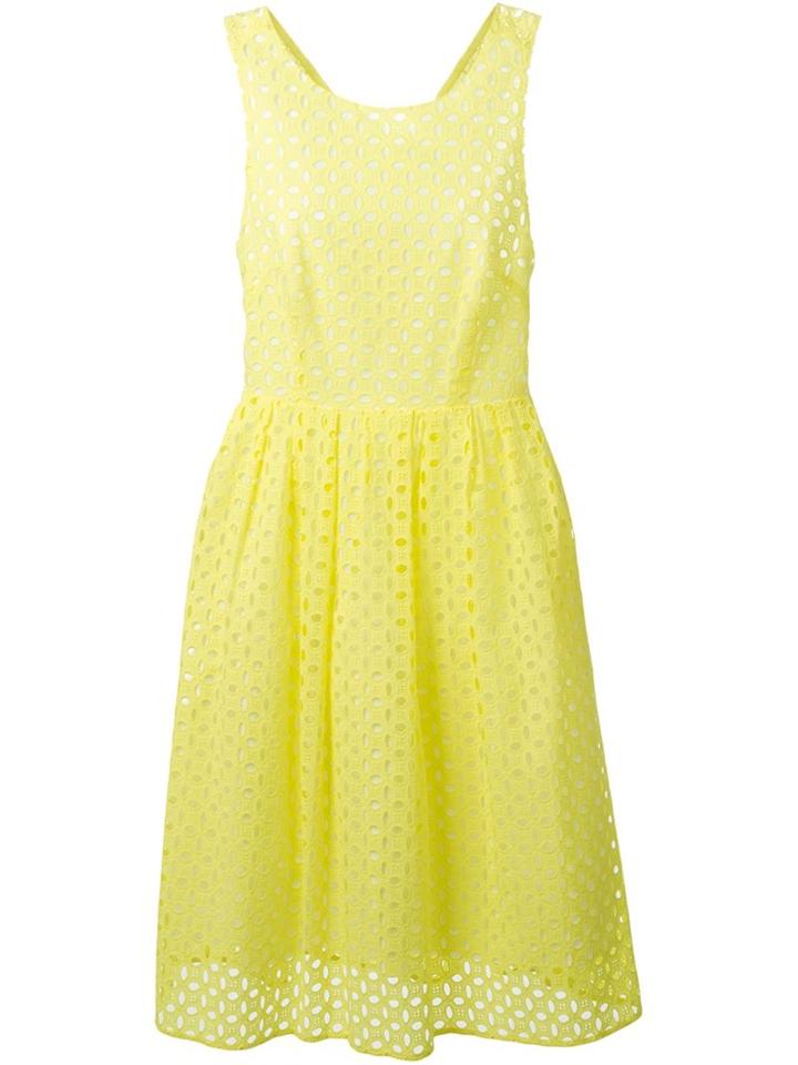 P.a.r.o.s.h. Broderie Anglaise Flared Dress