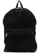 Giorgio Brato Velvet Effect Backpack - Black