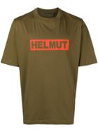 Helmut Lang Logo Patch T-shirt - Green