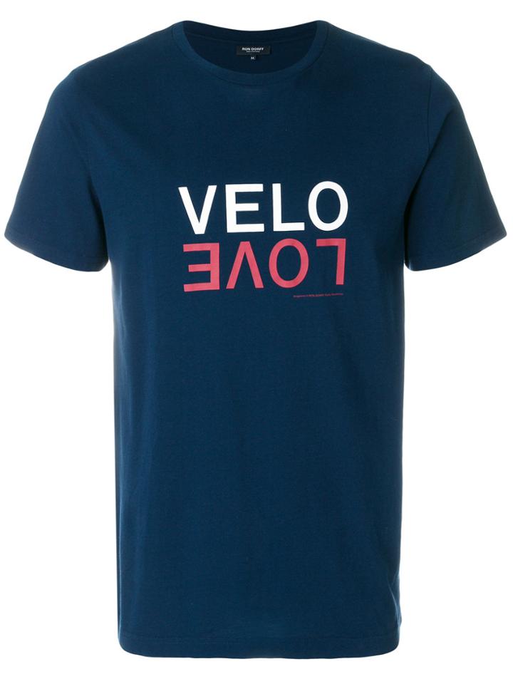 Ron Dorff Velo Love T-shirt - Blue