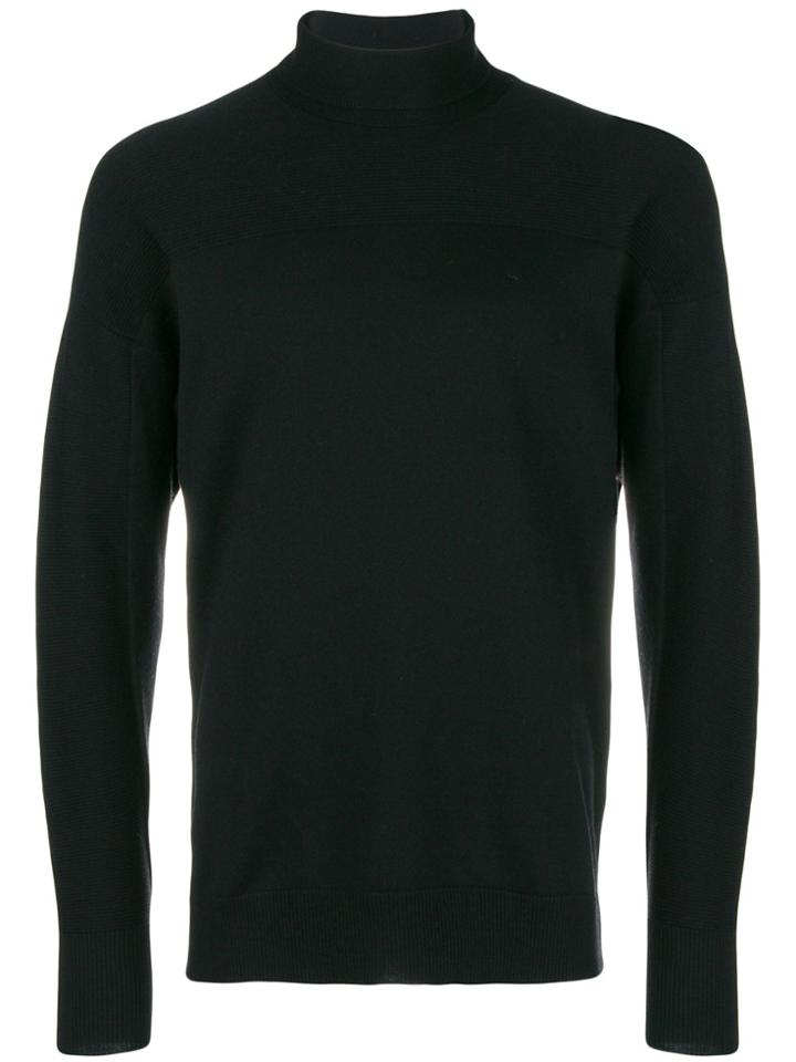 Al Duca D'aosta 1902 Turtle-neck Fitted Sweater - Black