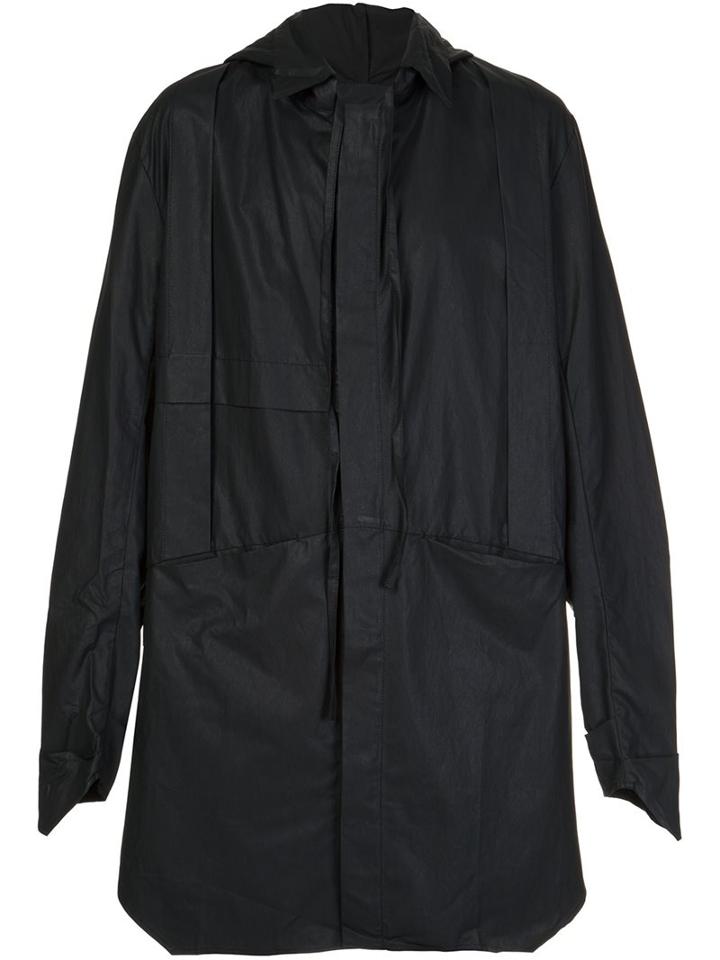Barbara I Gongini Oversized Windbreaker, Men's, Size: 44, Black, Cotton