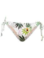 Fleur Du Mal Grommet Tie Side Bikini Bottoms - Multicolour