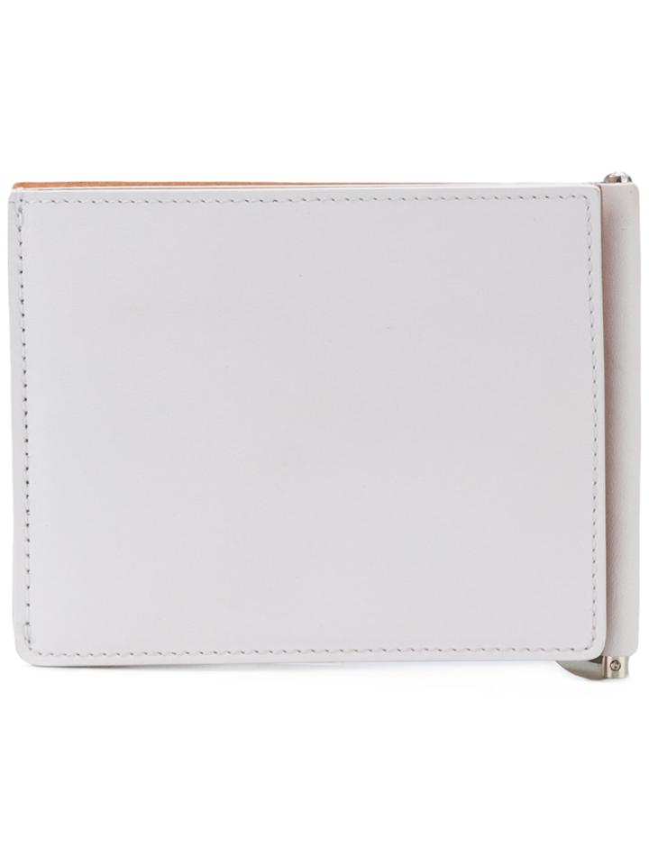 Maison Margiela Contrast Tri-fold Wallet - White