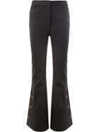 Ellery Flared Button Trousers - Black