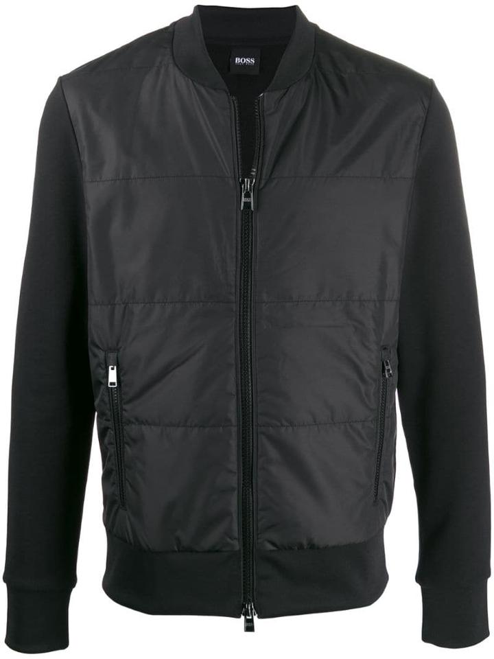 Boss Hugo Boss Quilted Bomber Jacket - Black