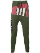 11 By Boris Bidjan Saberi - Printed Drop-crotch Sweatpants - Men - Cotton - S, Green, Cotton