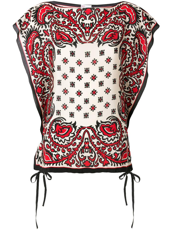 Red Valentino Printed Blouse - Nude & Neutrals