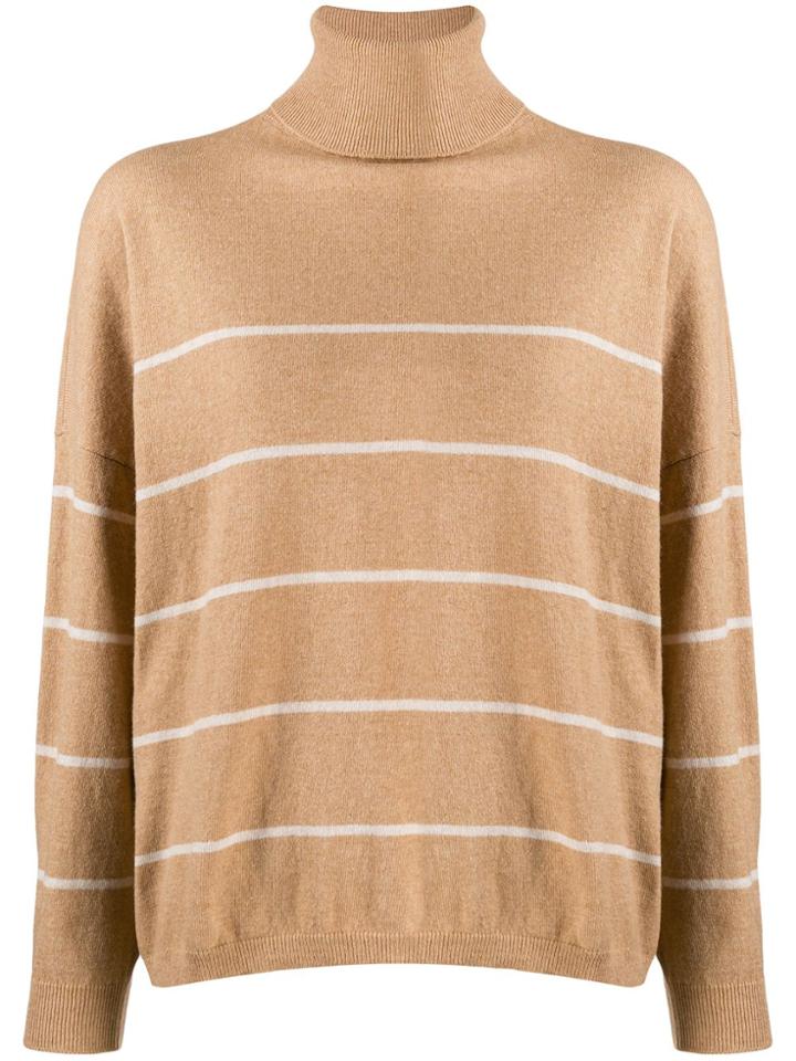 Semicouture Striped Sweater - Neutrals