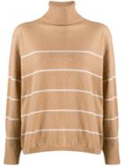 Semicouture Striped Sweater - Neutrals