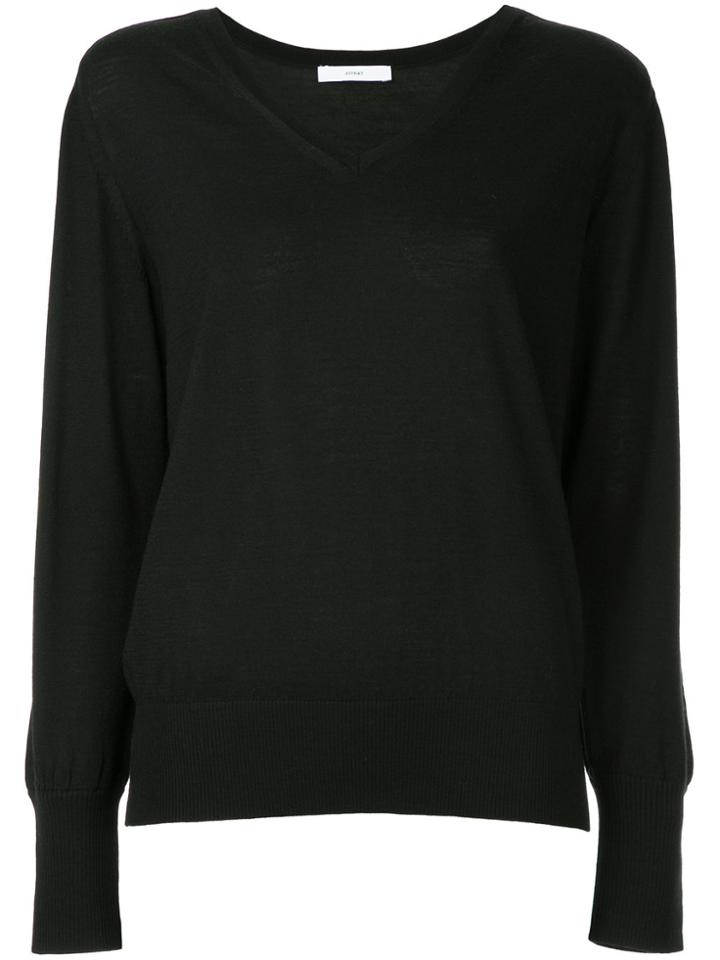 Astraet V-neck Pull Over - Black