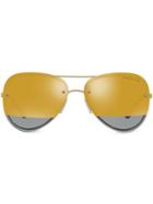 Michael Kors La Jolla Aviator Sunglasses - Gold