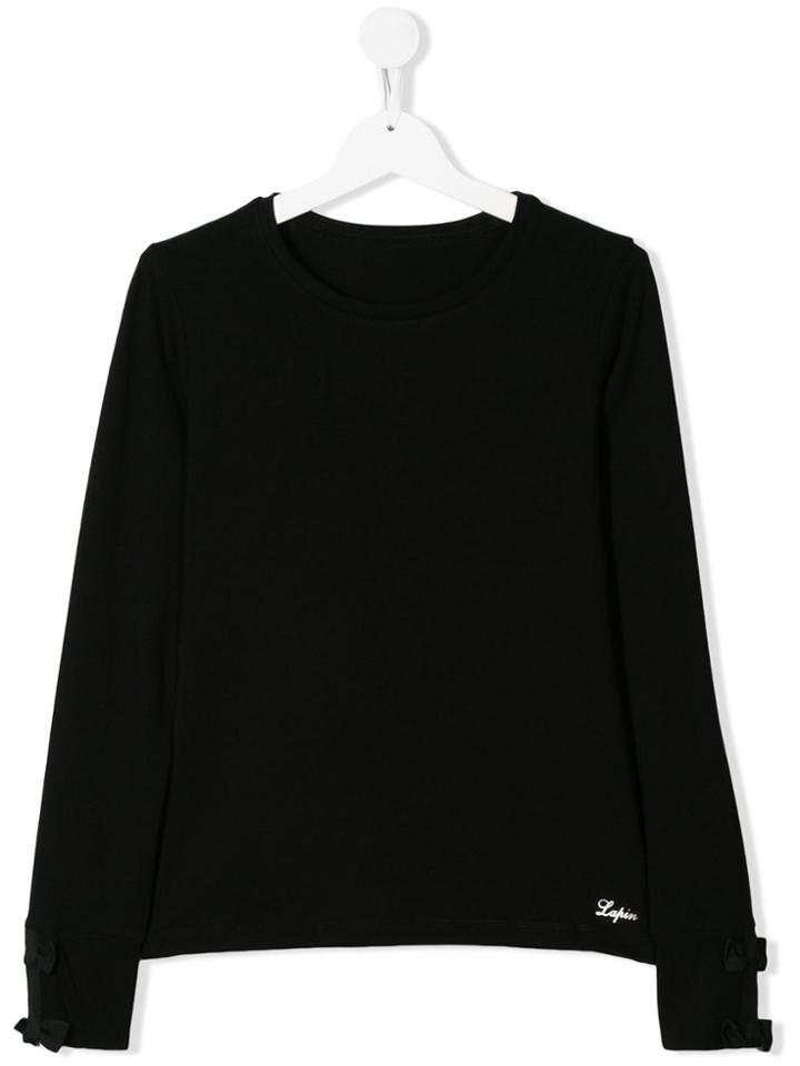 Lapin House Bow Detail Sweatshirt - Black