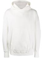 Julius Graphic Print Hooded Sweatshirt - White