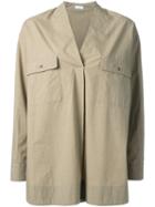 Rito Pocketed Oversized Jacket, Women's, Size: 38, Brown, Cotton