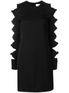 Victoria Victoria Beckham Knot Detail Sleeve Dress - Black