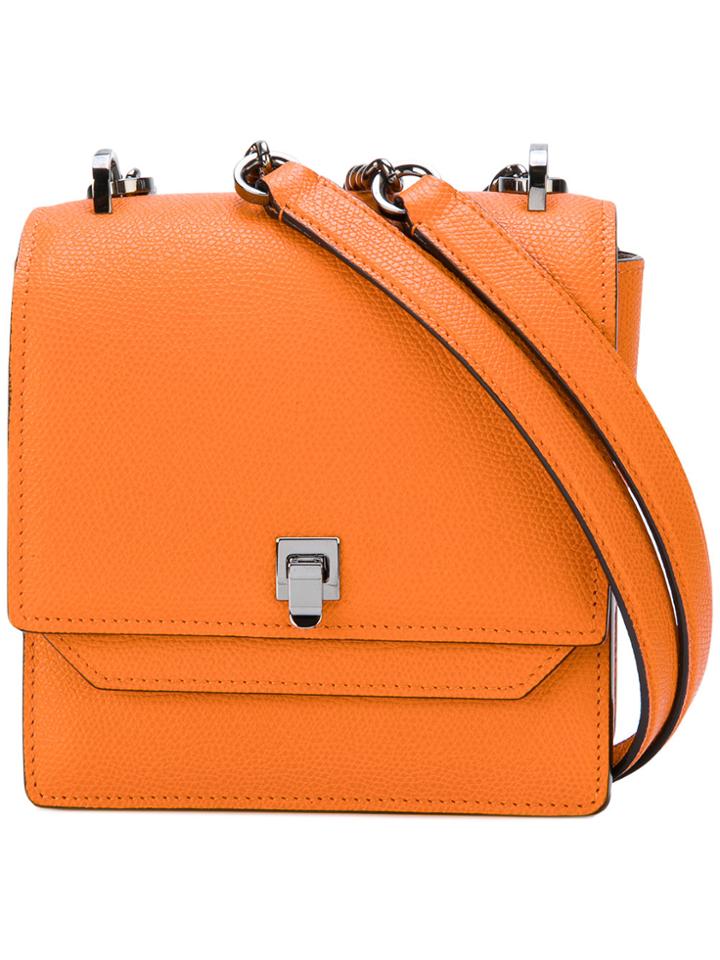 Valextra Spritz Shoulder Bag - Yellow & Orange