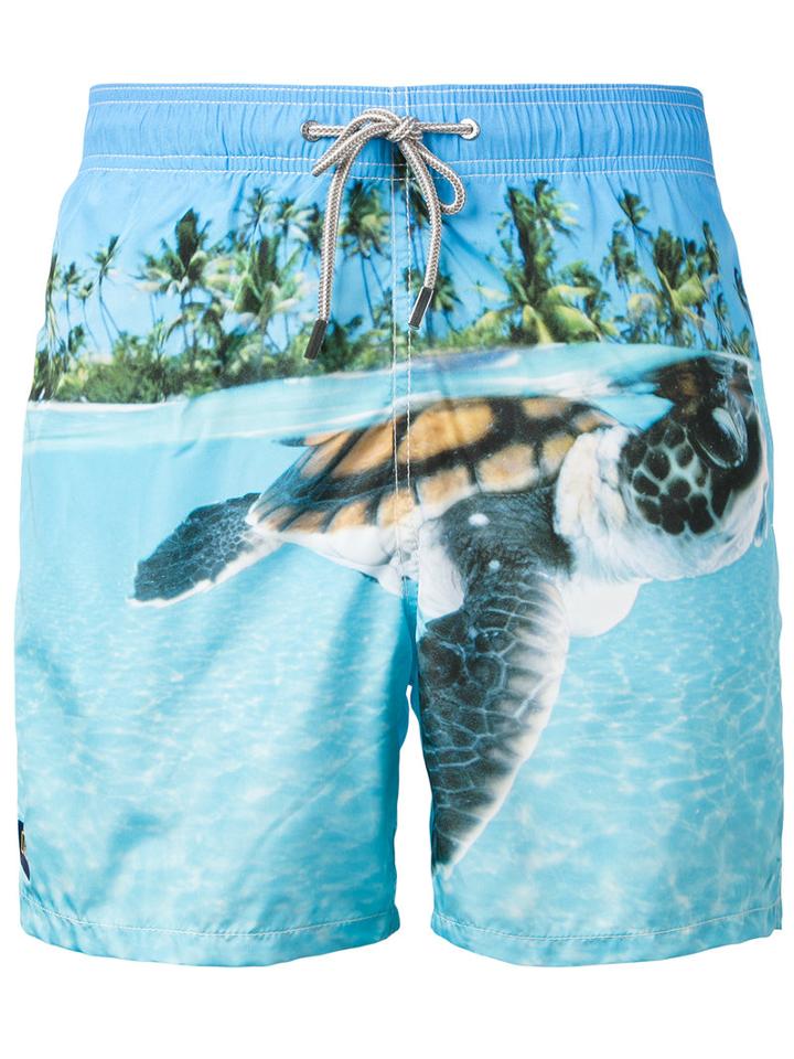 Mc2 Saint Barth - Printed Swim Shorts - Men - Polyamide/polyester/spandex/elastane - L, Polyamide/polyester/spandex/elastane