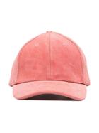 Nick Fouquet Brushed Suede Baseball Cap - Pink