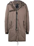Stone Island Shadow Project Padded Parka Coat - Brown