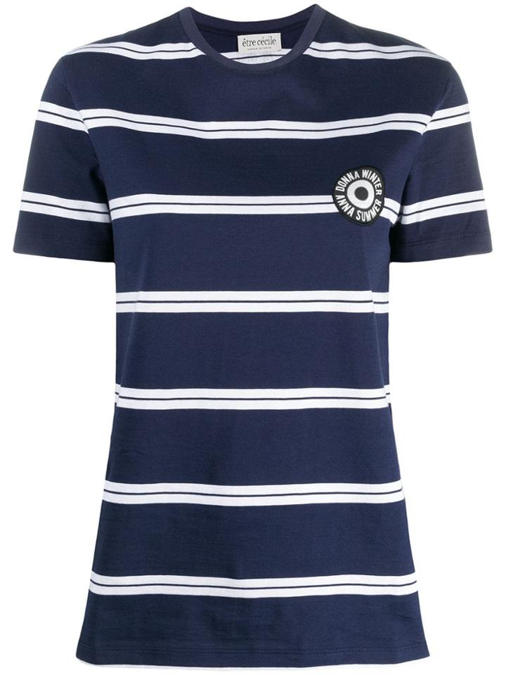 Être Cécile Striped T-shirt - Blue