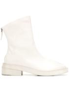Marsèll Rear Zip Ankle Boots - White