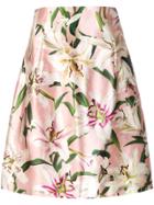 Dolce & Gabbana Floral Skirt - Pink