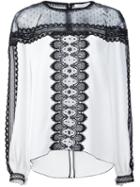 Andrew Gn Lace Panel Blouse