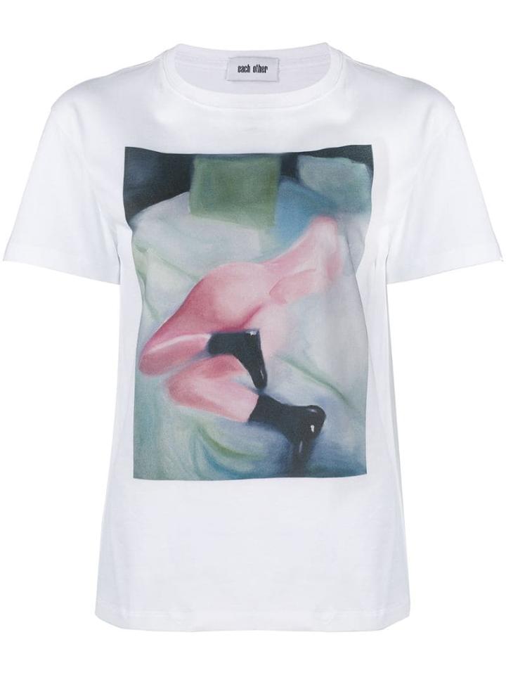 Each X Other Amanda Wall Charity Collaboration Tokyo T-shirt - White