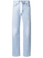 Off-white Straight Leg Jeans - Blue