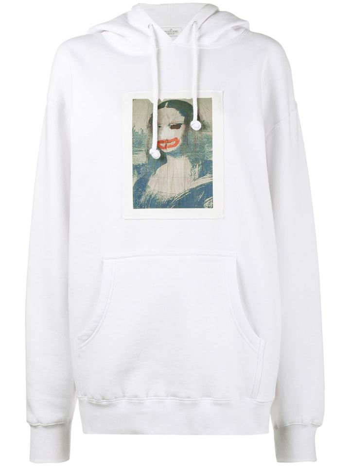 Jean-michel Basquiat X Browns Rome Pays Off Mona Lisa Print Hoodie -
