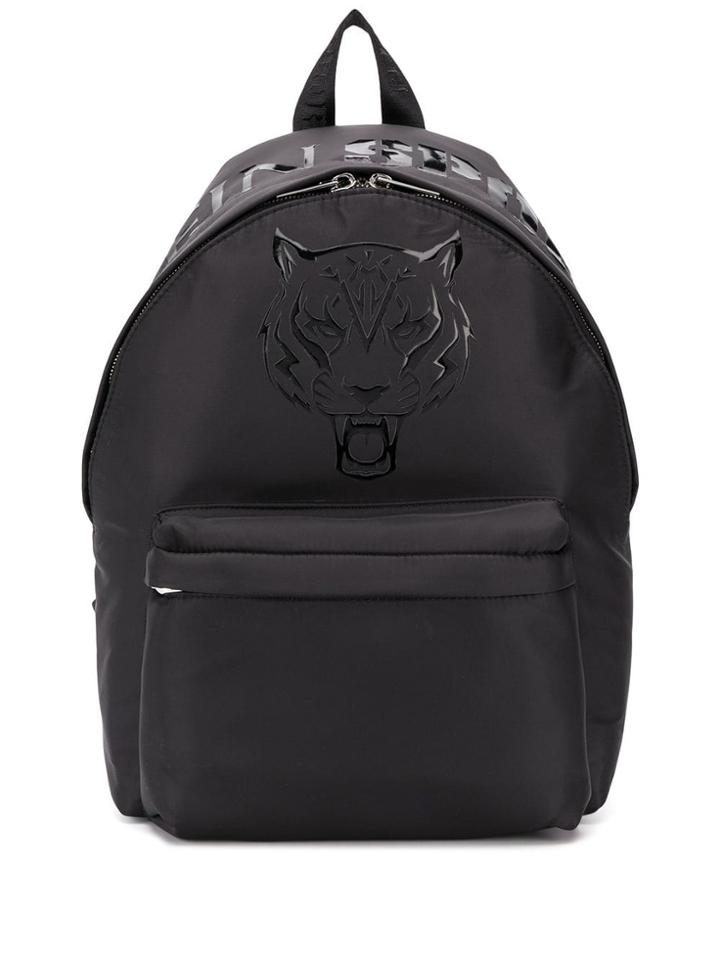 Plein Sport Tiger Print Backpack - Black
