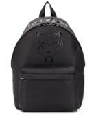 Plein Sport Tiger Print Backpack - Black