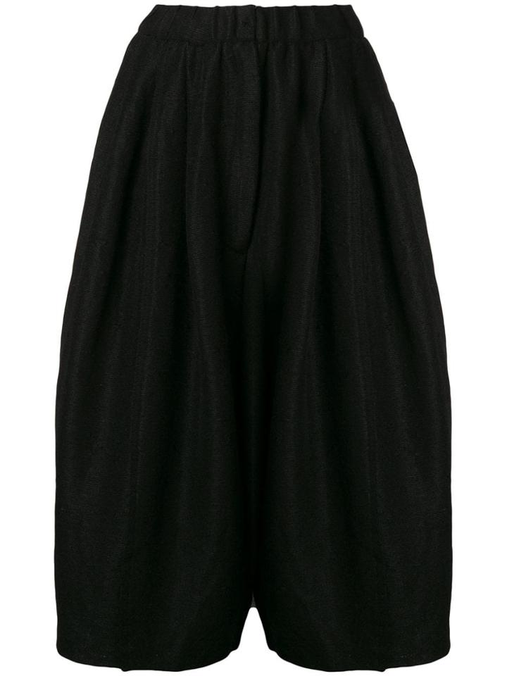 Boboutic Cropped Ballon Leg Trousers - Black