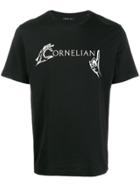 Corneliani Branded T-shirt - Black