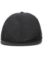 Givenchy Logo Embroidered Hat, Men's, Black, Cotton/polyamide/polyurethane