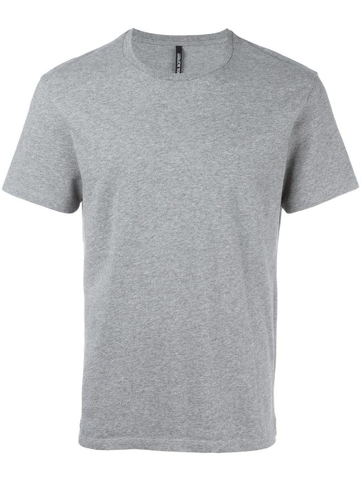 Neil Barrett Plain T-shirt, Men's, Size: Medium, Grey, Cotton