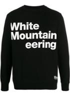 White Mountaineering Logo Jersey Sweatshirt - Black