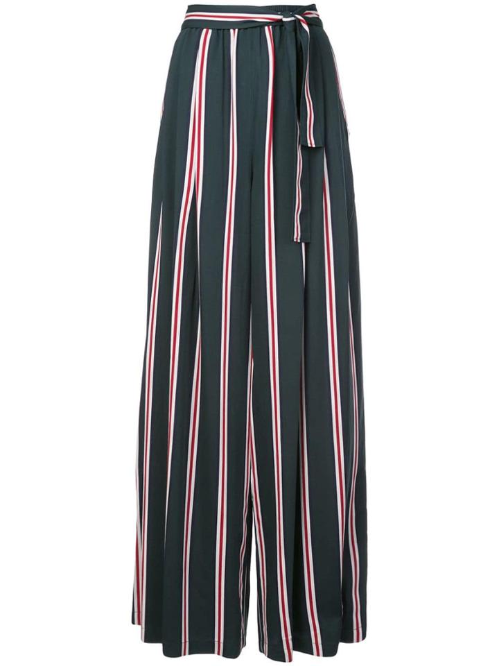 Tome Vertical Stripe Palazzo Trousers - Multicolour