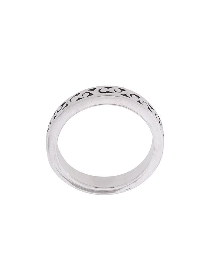 Lois Hill Carved Ring - Metallic