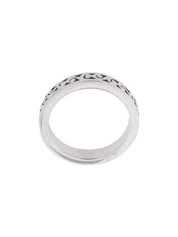 Lois Hill Carved Ring - Metallic